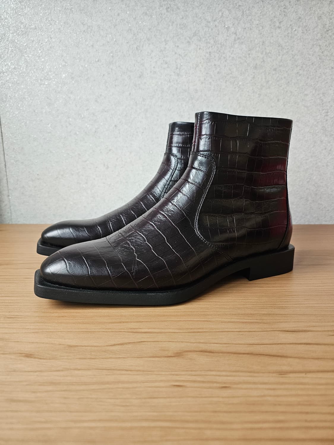 새상품 자라 컬렉션 가죽 브라운 부츠(290) 상품이미지2