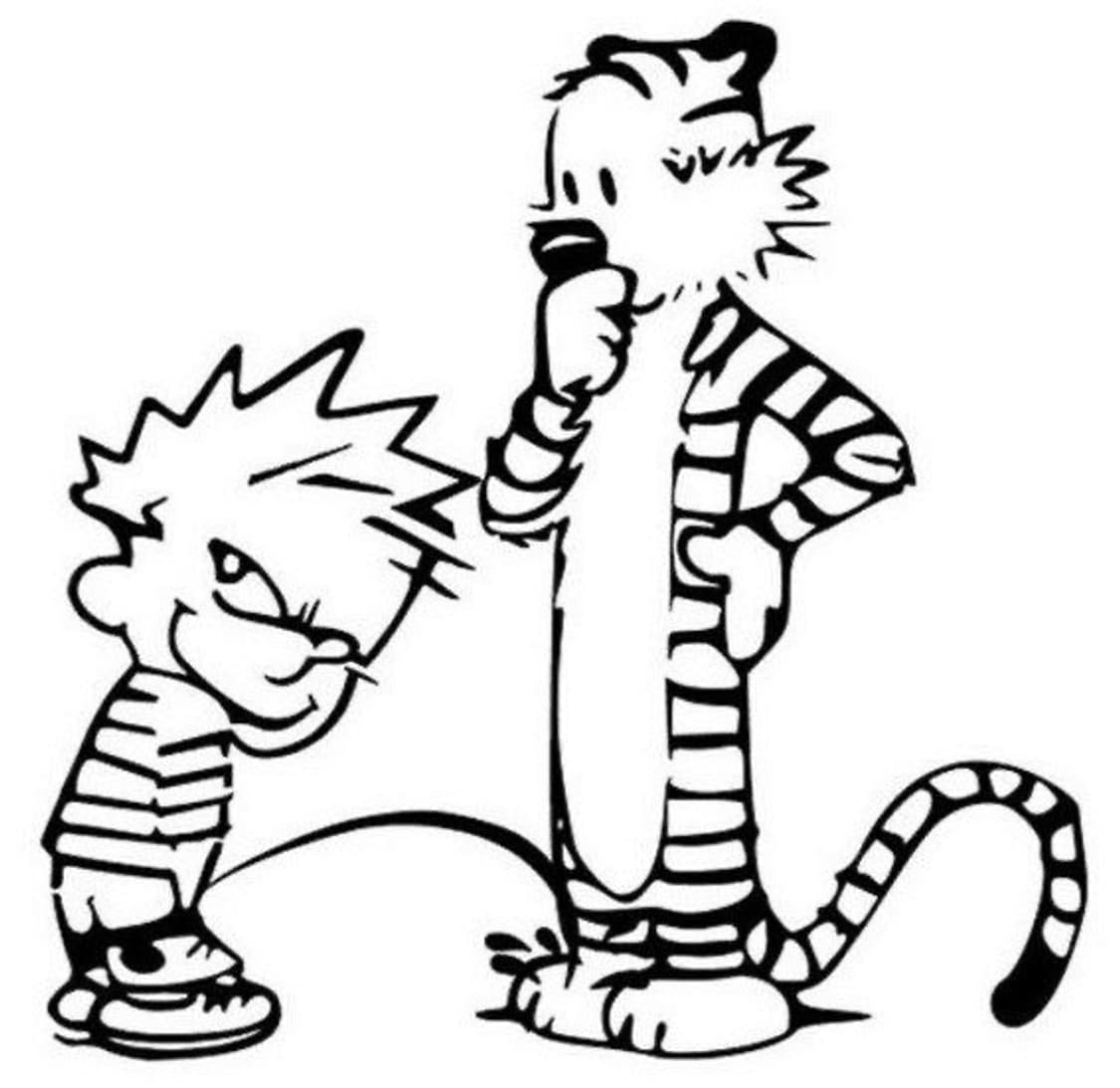 90’s 캘빈 앤 홉스 패리더 티셔츠 상품이미지5