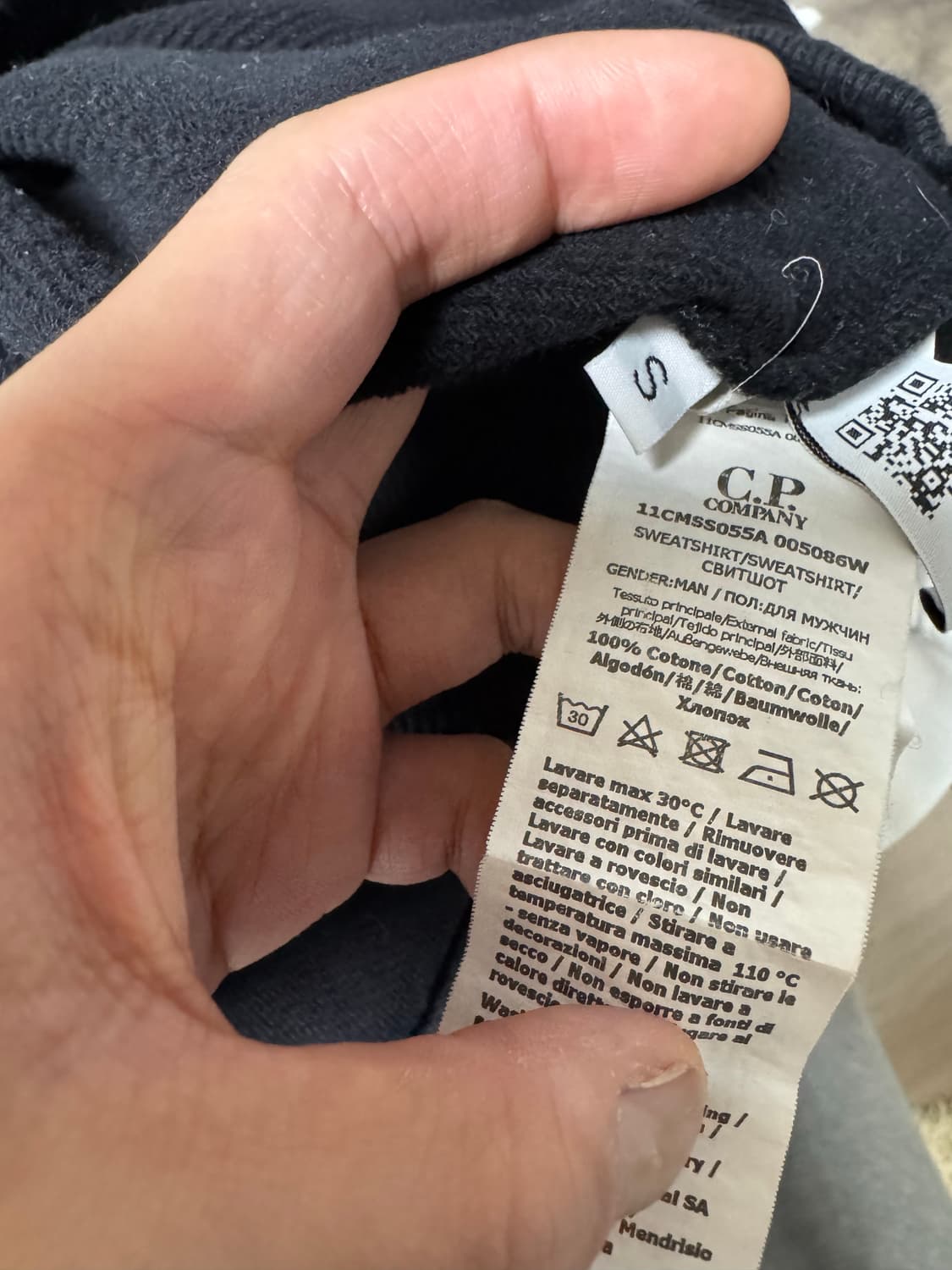 cp컴퍼니 다이애그널 맨투맨 S 상품이미지5