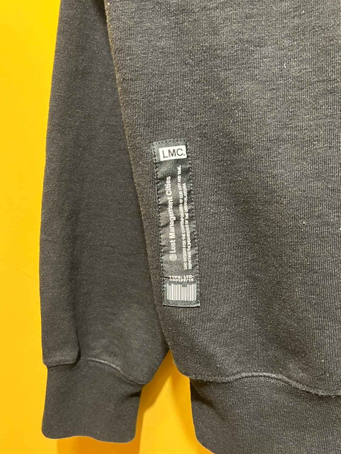 [M] 엘엠씨 LMC 후디 로고 그래픽 후드 티셔츠 블랙 상품이미지10