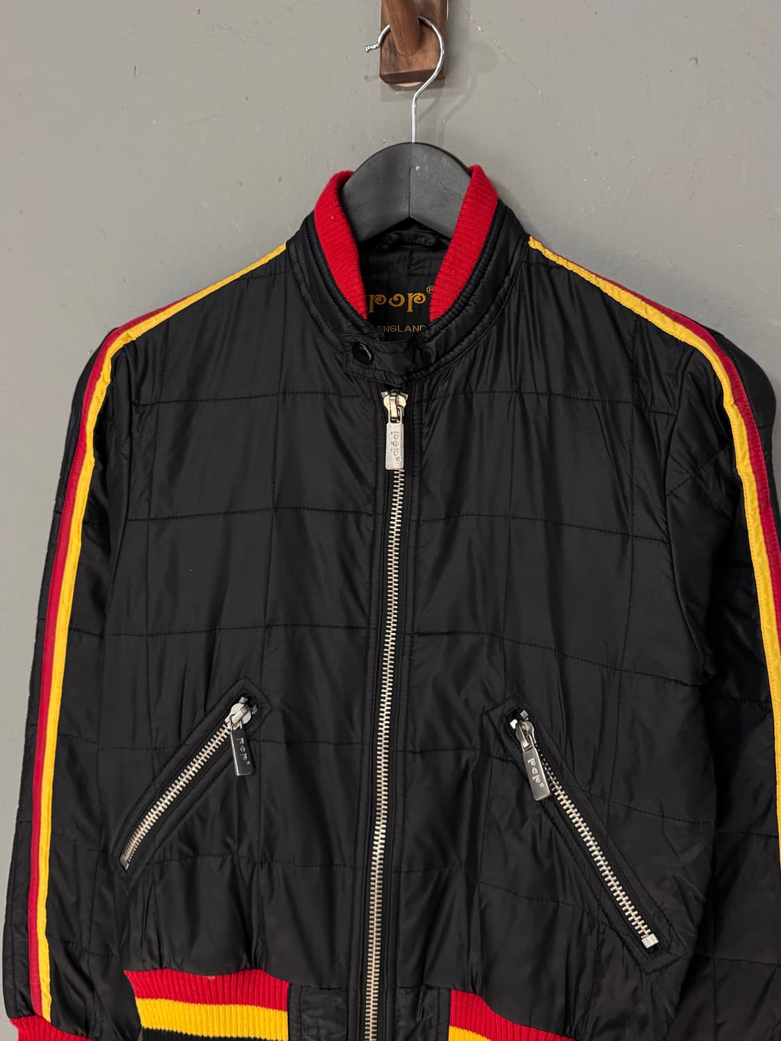 POP 잉글랜드 퀼팅 레이싱 자켓  상품이미지2
