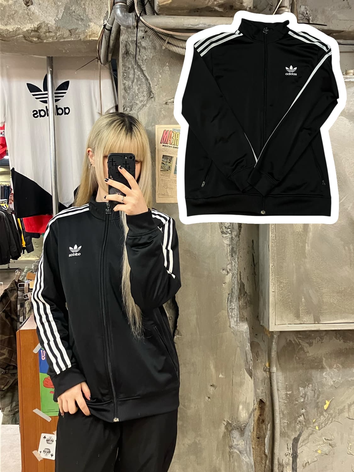아디다스 져지 블랙 XL #csz1215 상품이미지1