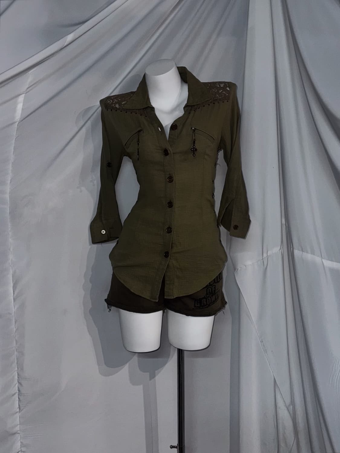 세실맥비 데일리 카키 와투케 코디세트 상품이미지4