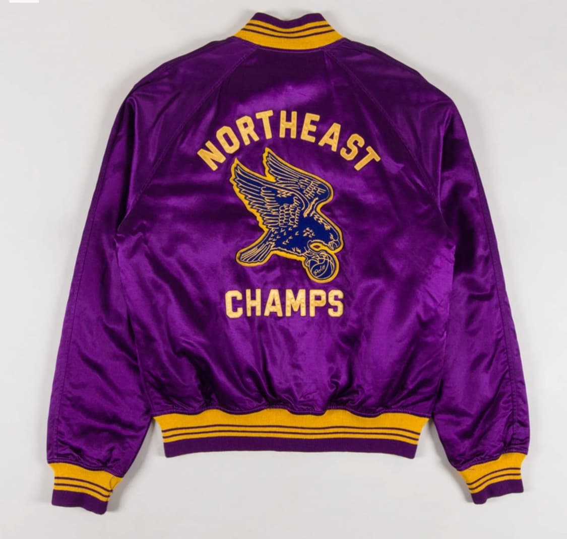 (M) 폴로 사틴 바시티 자켓 상품이미지3