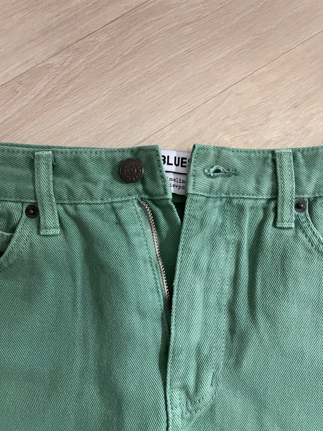 스탠다드 핏 데님 팬츠 (Jade Green) 상품이미지7