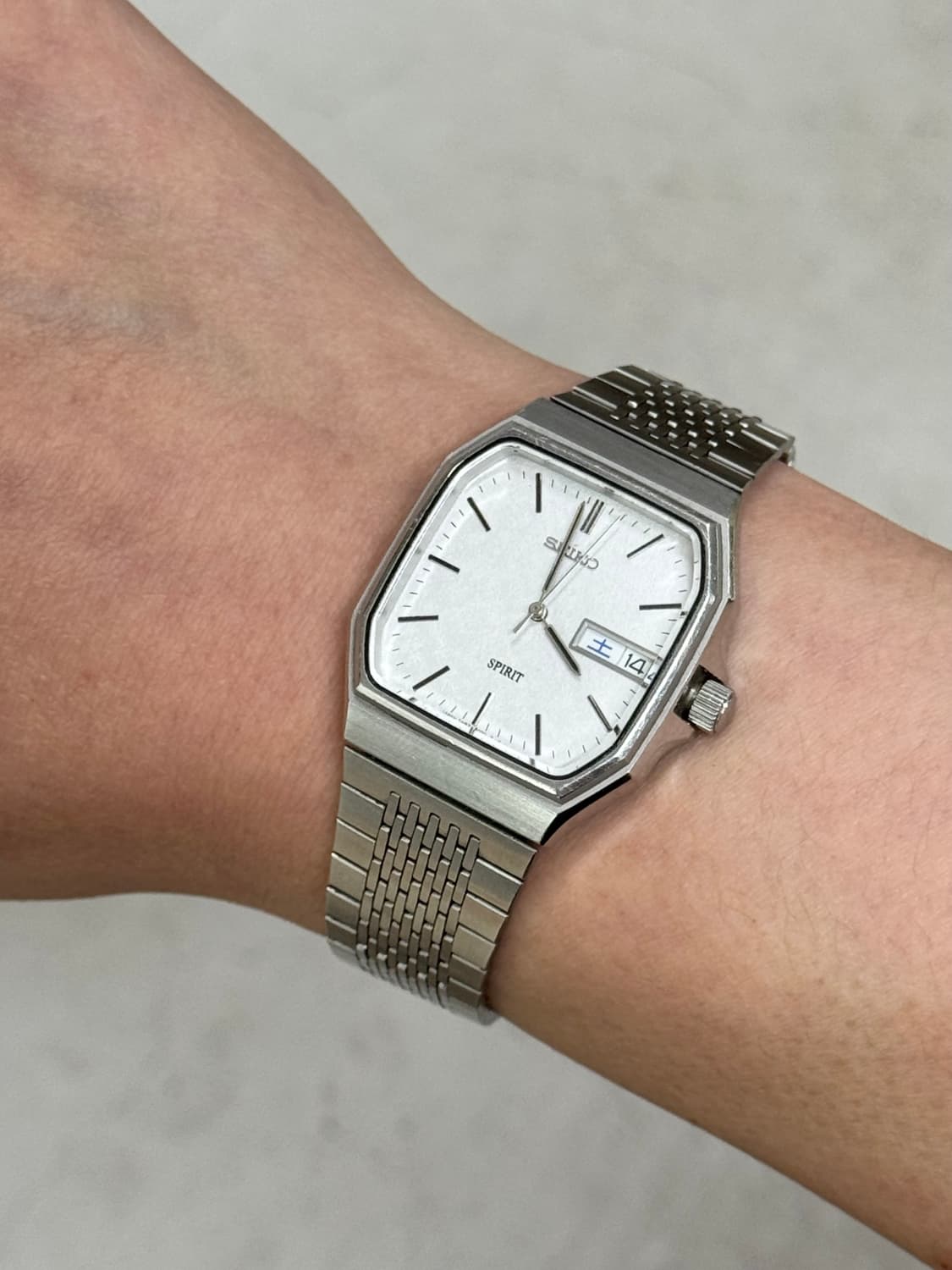 90s 빈티지 세이코 SPIRIT 쿼츠 상품이미지10