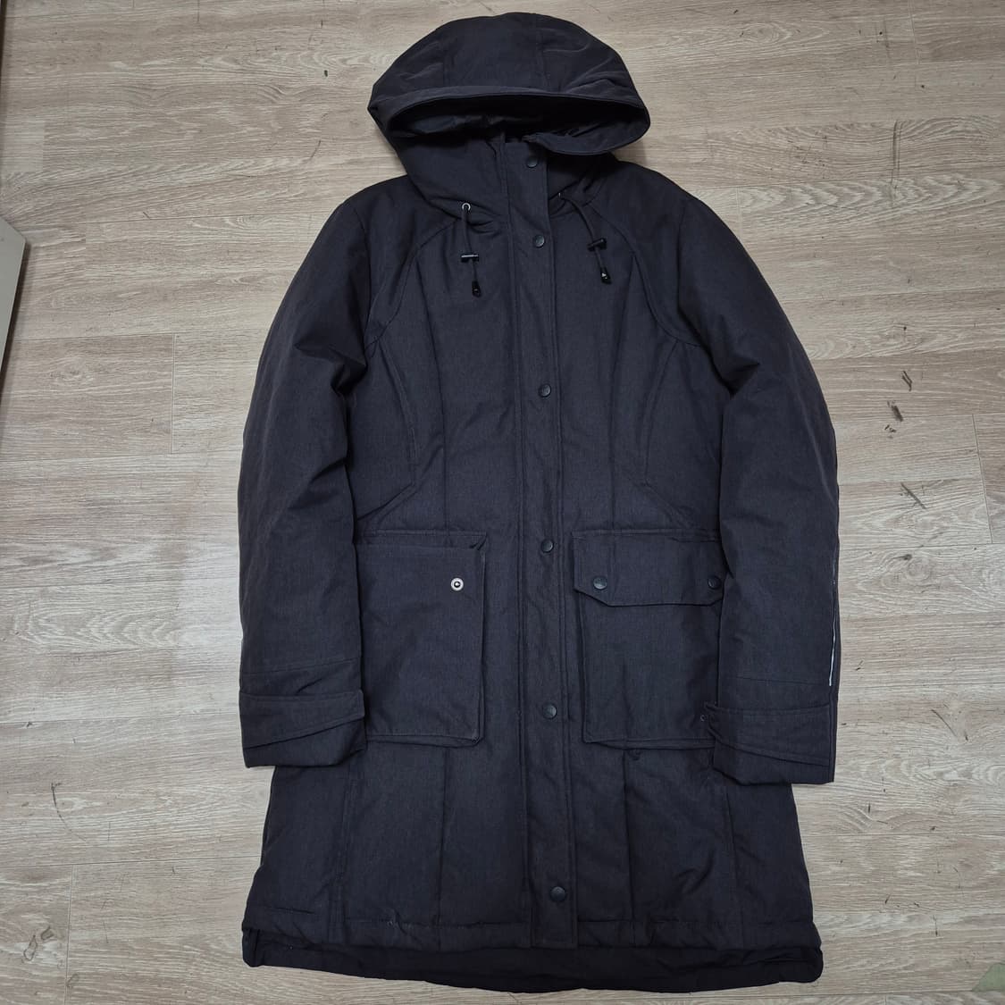 아디다스 트레이닝 우먼 덕다운 후드 롱패딩 파카 L(100) 상품이미지1