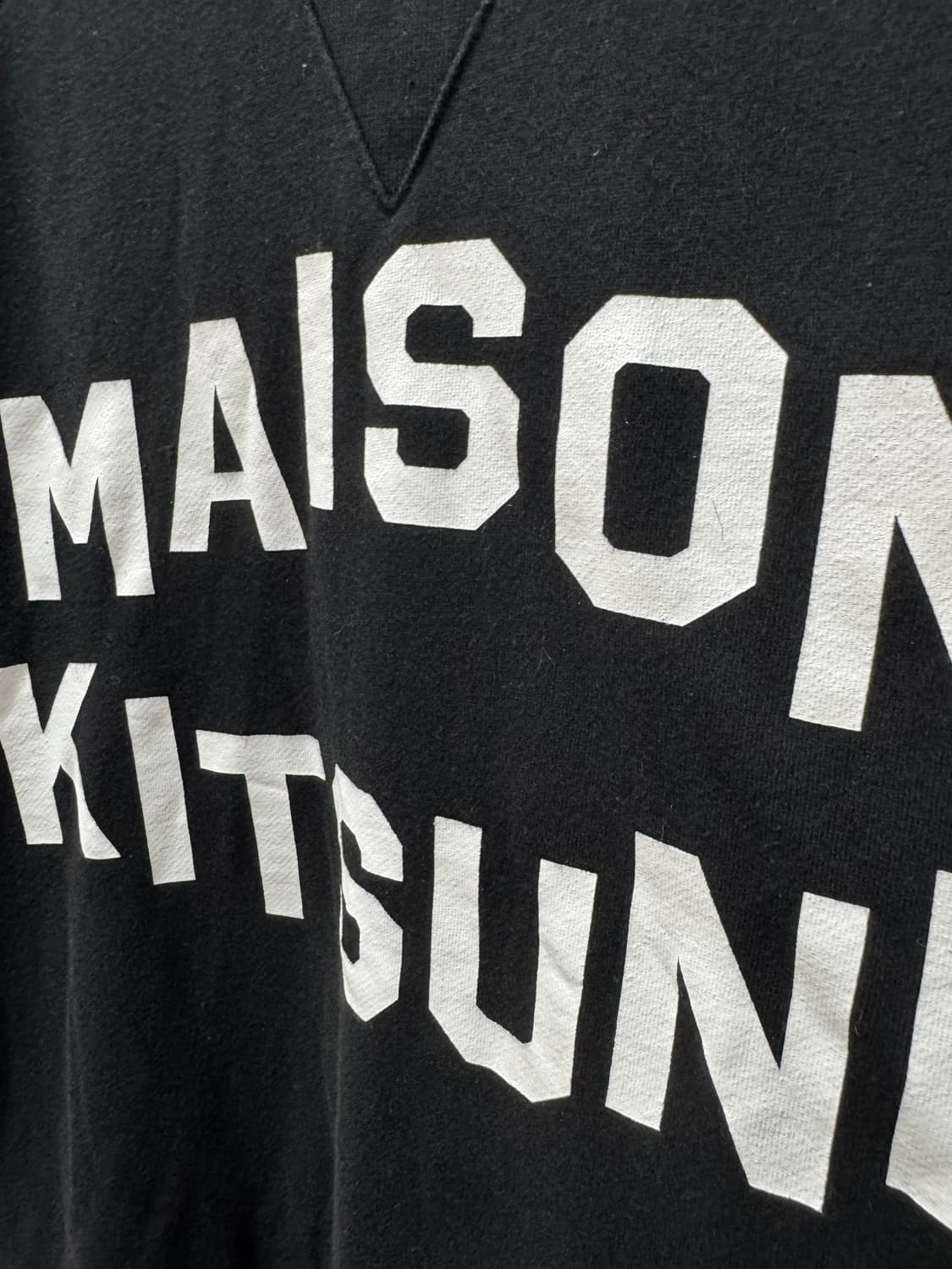 메종키츠네 빅로고 프린팅 맨투맨 L 상품이미지2