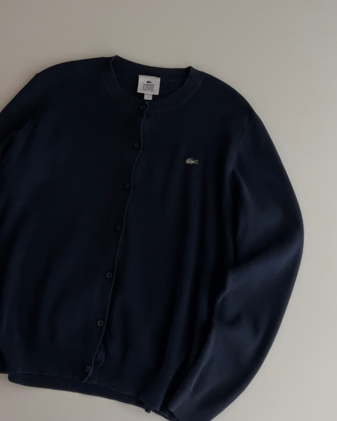 라코스테 코튼 가디건 S 상품이미지2
