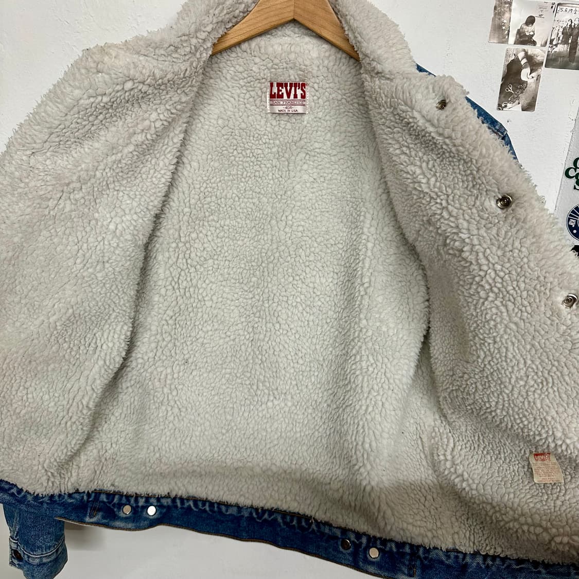 80‘s 리바이스 쉐르파 데님자켓 상품이미지7
