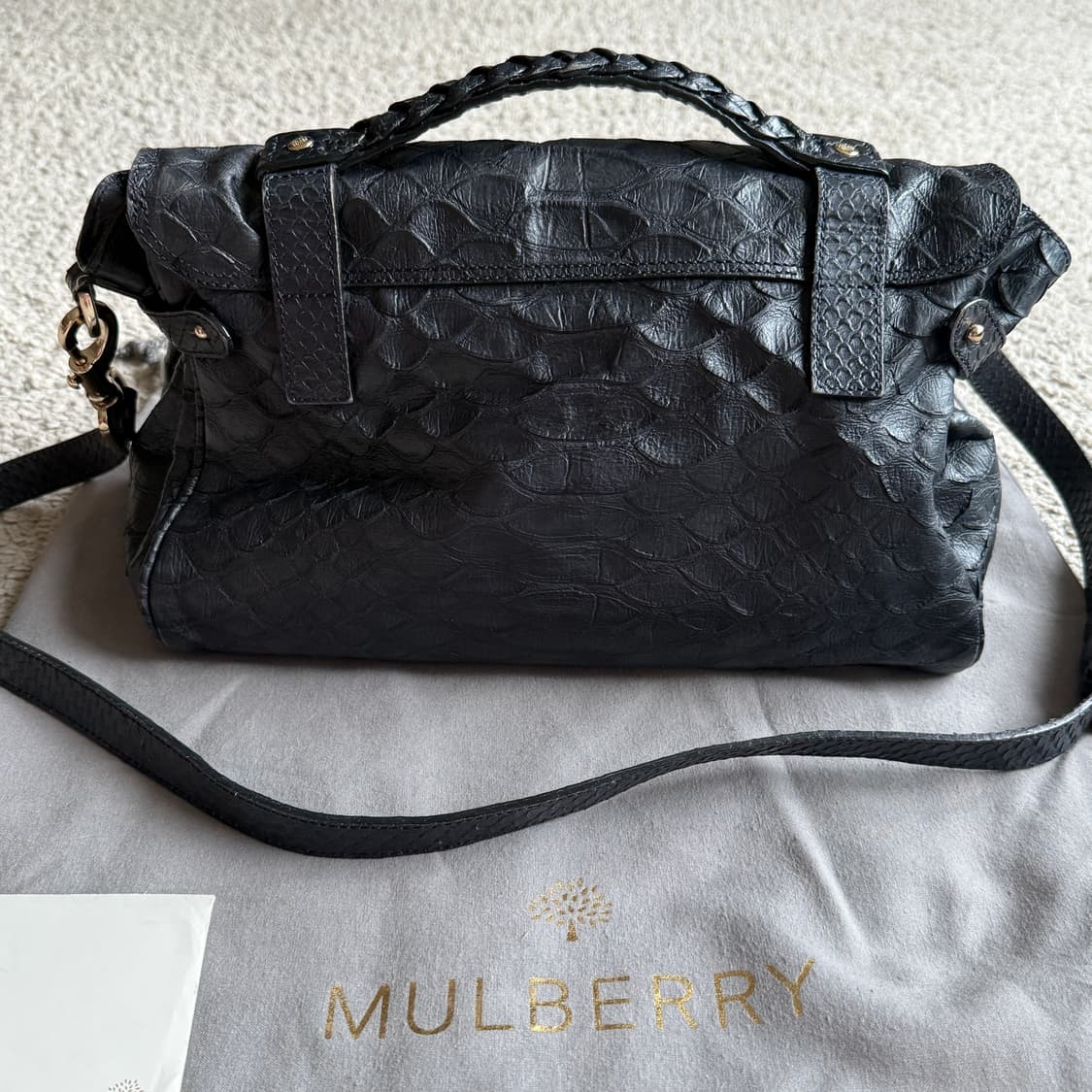 멀버리 알렉사 스네이크 스킨 상품이미지4