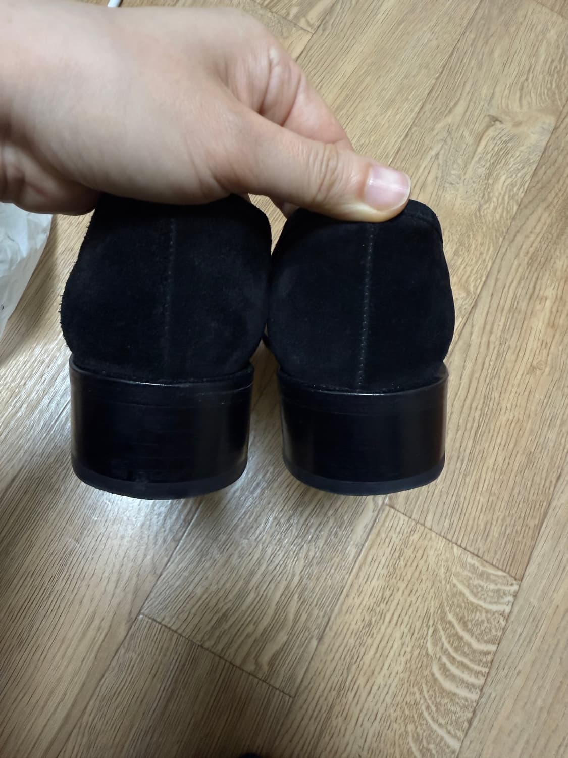 더바넷 블랙 스웨이드 페니 로퍼 상품이미지2