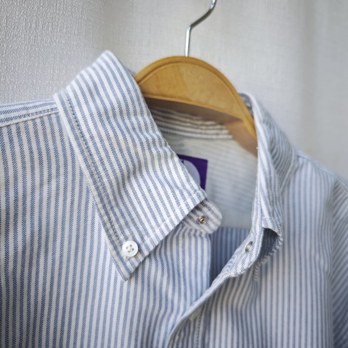 노스페이스 나나미카 퍼플 라벨 스트라이프 옥스포드 셔츠 블루 M 상품이미지8