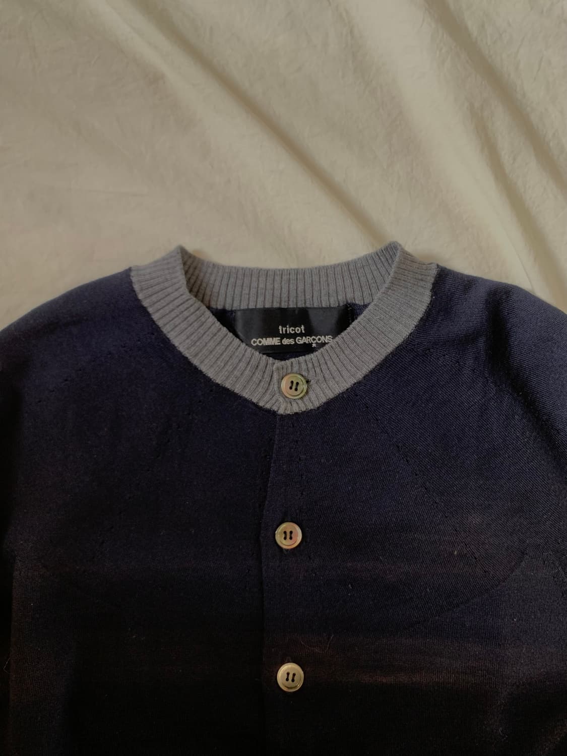 꼼데가르송 트리콧 가디건 상품이미지2