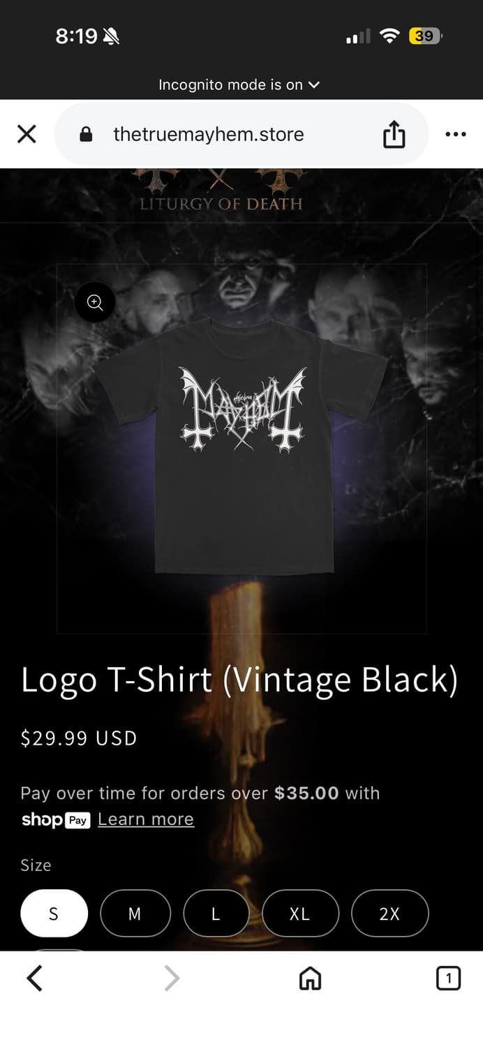 메이햄 머천 공구 mayhem merchandise  상품이미지1