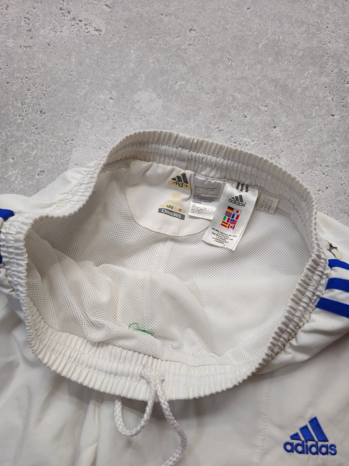 아디다스 삼선 흰파 트랙팬츠 바람막이 반 바지 상품이미지5