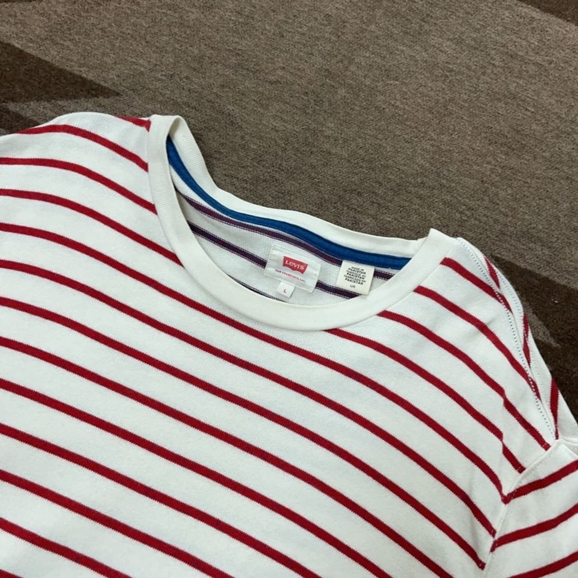 [100] 리바이스 스트라이프 긴팔티셔츠 상품이미지3