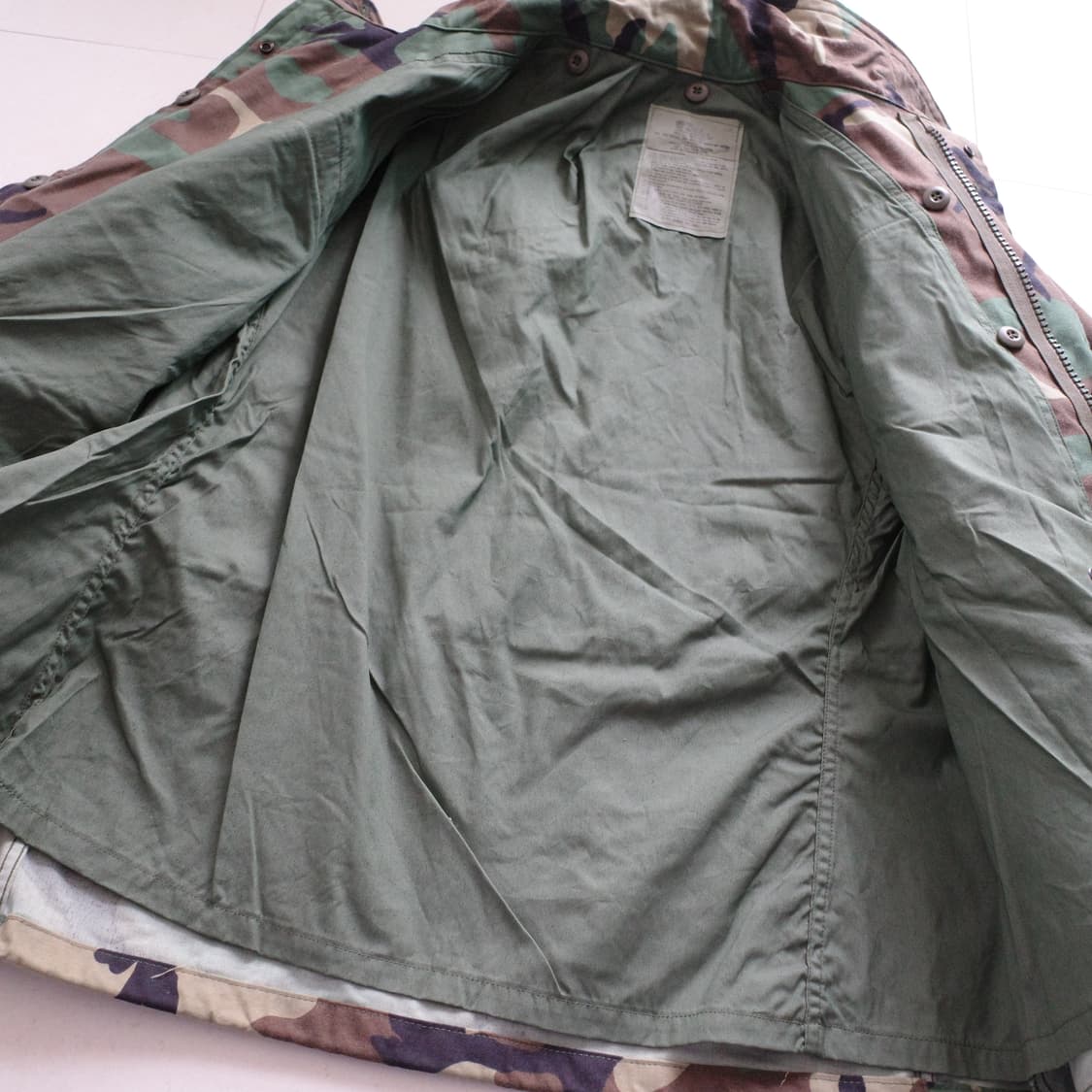 [데드스탁] 미군 M65 우드랜드 필드자켓 L-S 상품이미지7