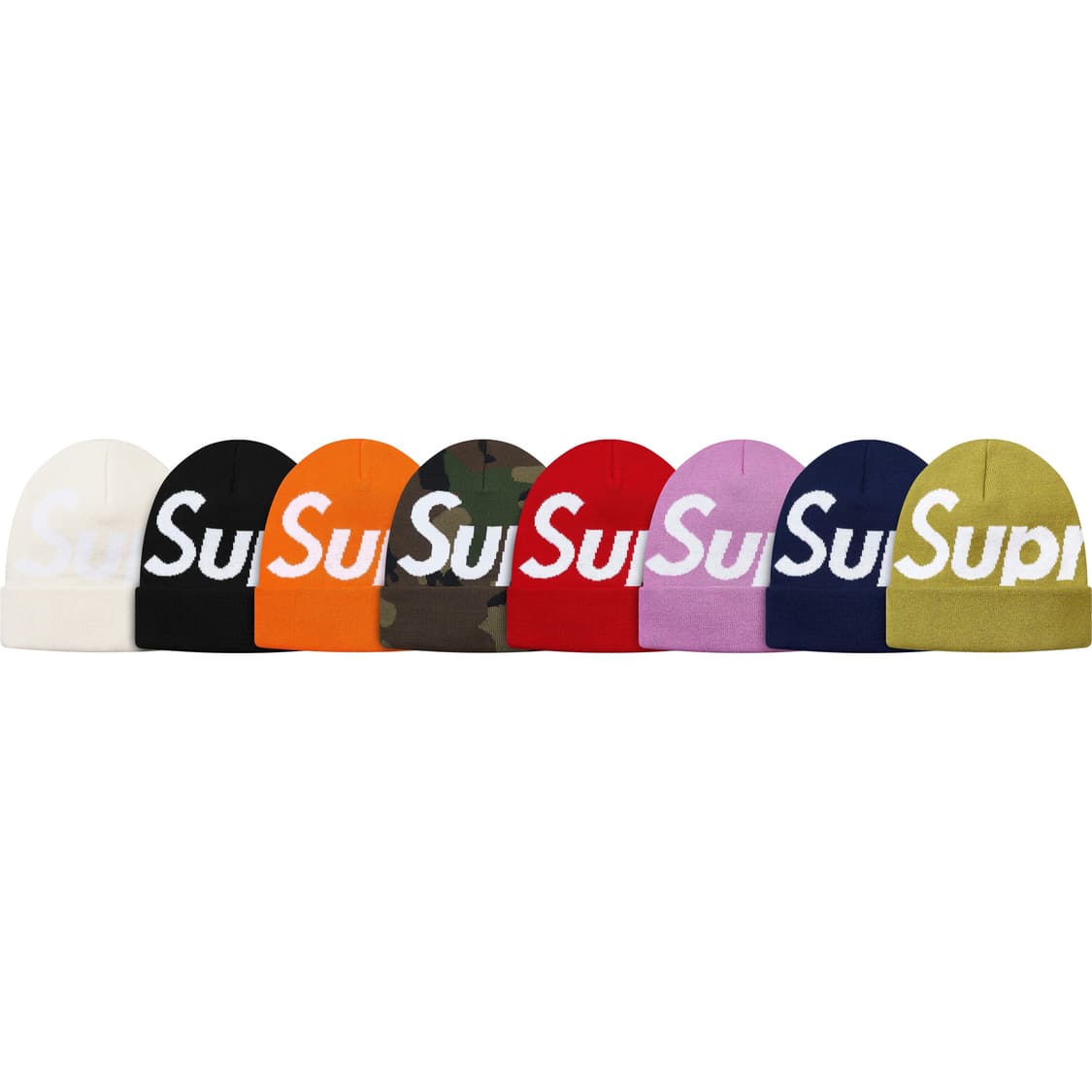 Supreme Big Logo FW17 슈프림 빅로고 비니 카모 상품이미지3