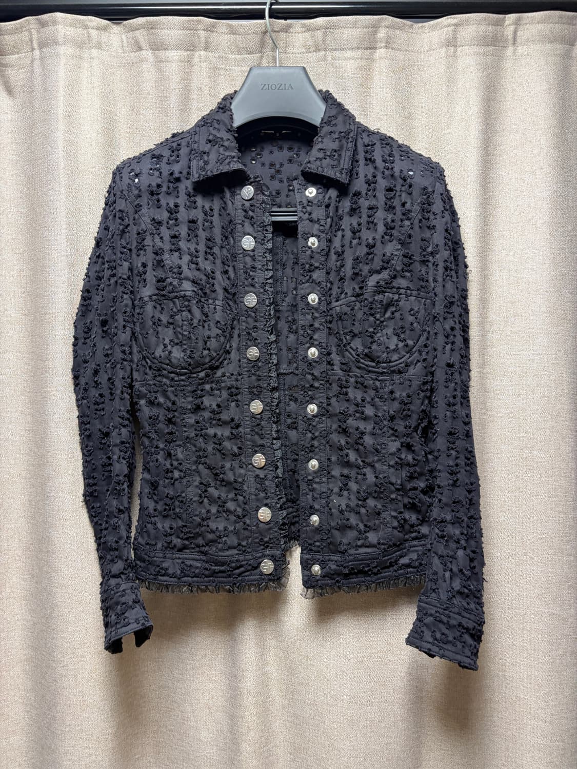 Gianfranco Ferre 펀칭 코르셋 자켓 상품이미지1