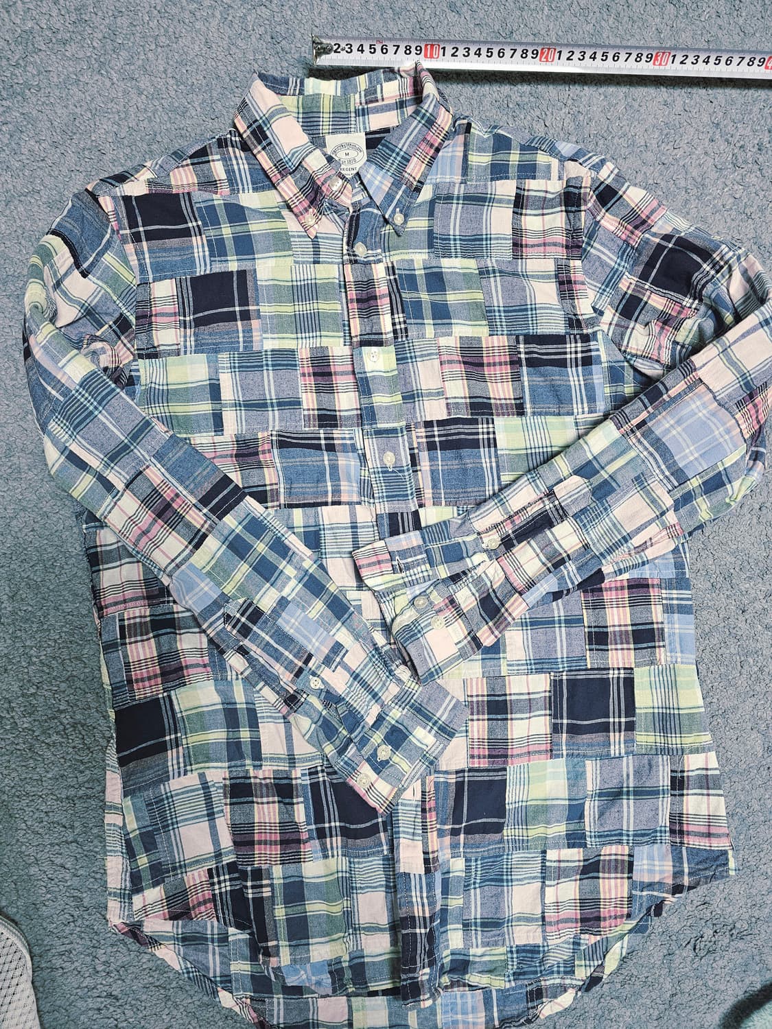 브룩스브라더스 패치워크 셔츠 상품이미지1