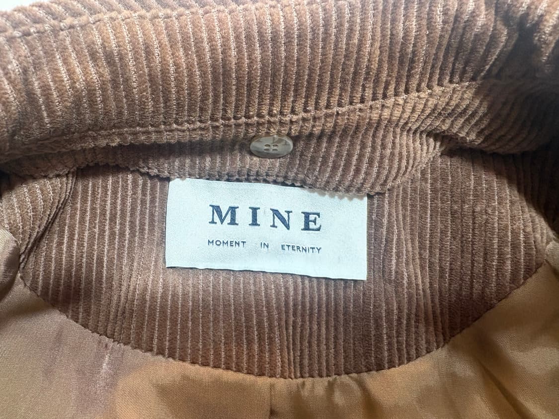 Mine코듀로이카라베이지워크자켓 상품이미지2