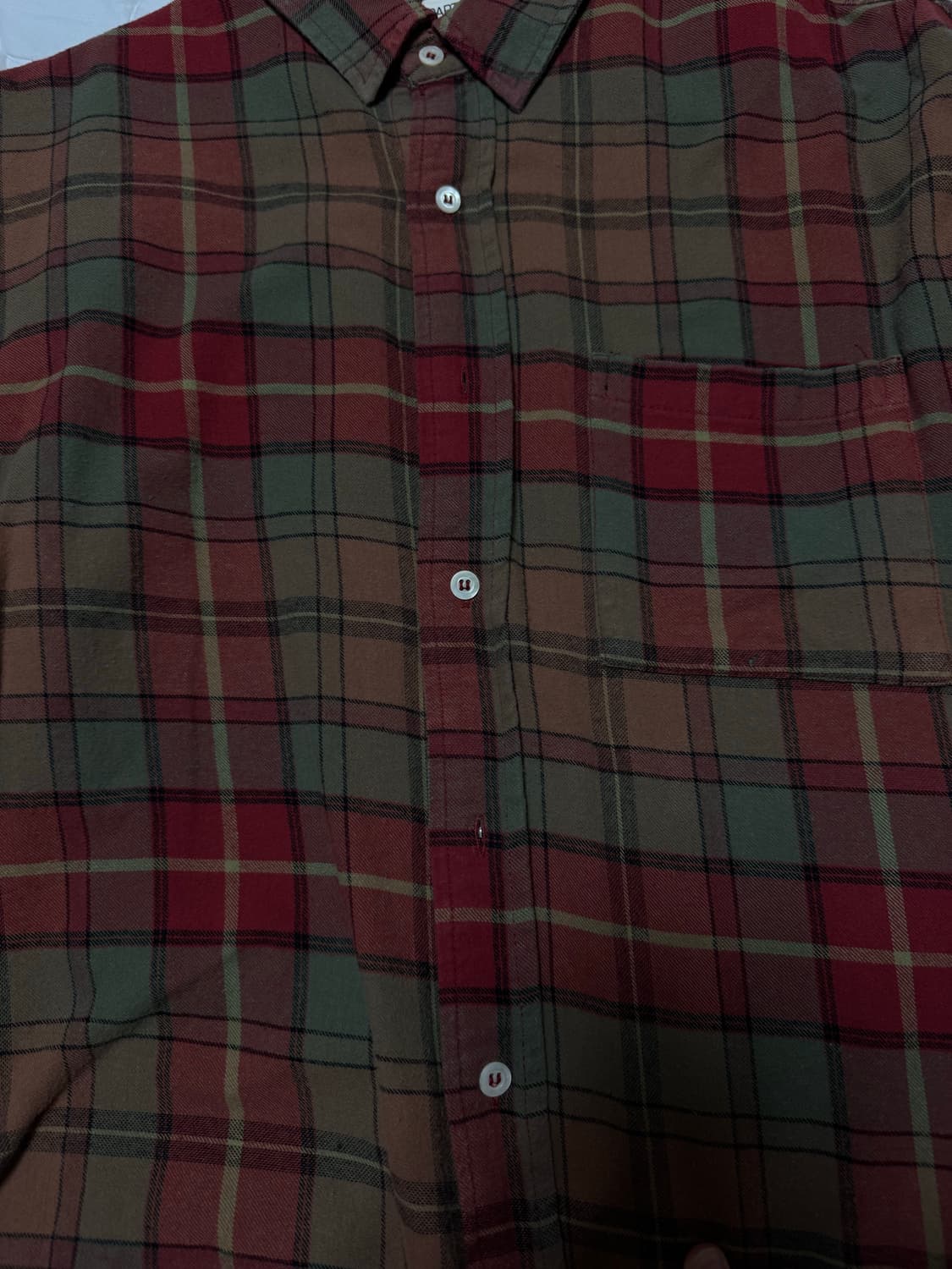 파르티멘토 체크 셔츠 L 상품이미지3