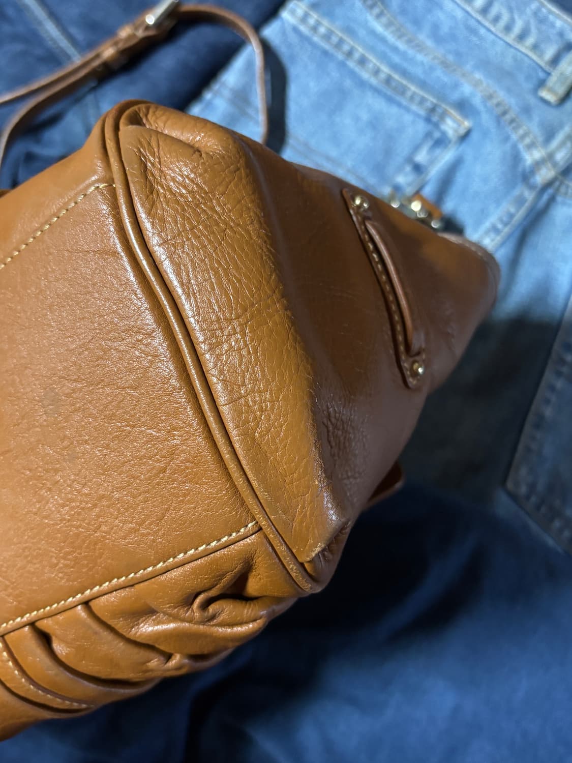 vintage louis quatorez leather bag 상품이미지3