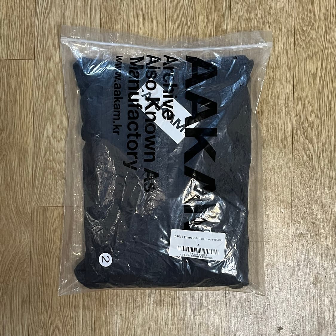 미개봉) 아캄 후드티 CROS2 Contrast Button Hoodie 상품이미지3