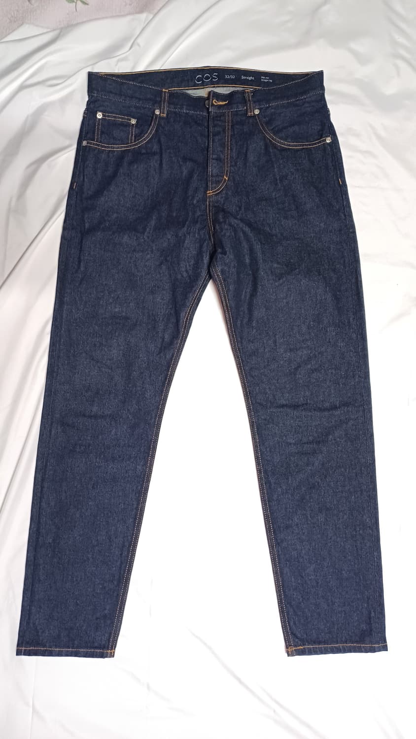[새제품]32 COS 셀비지 데님팬츠 청바지 생지 스트레이트핏 코스 상품이미지1