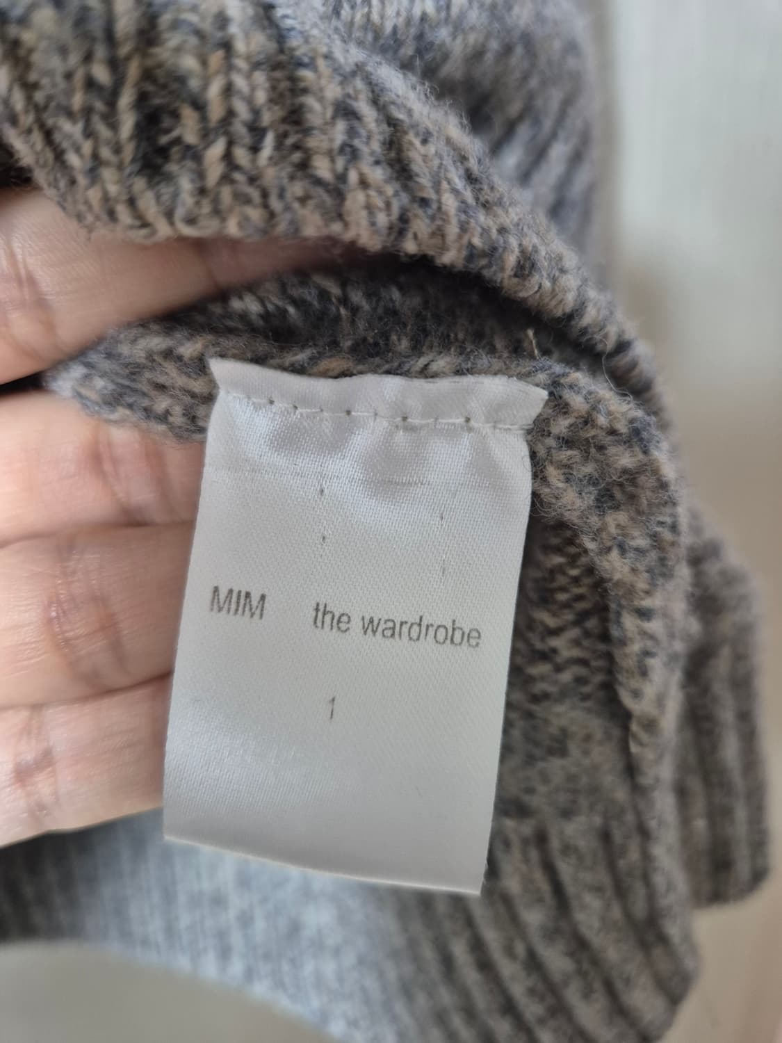 밈더워드로브  니트 스웨터 라운드넥니트 1사이즈 상품이미지5