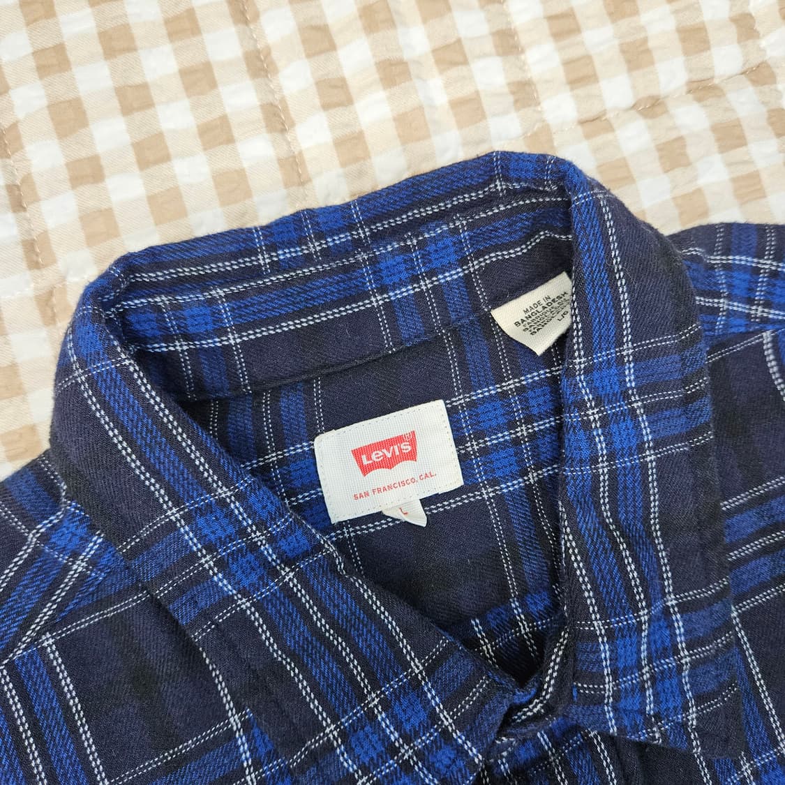 리바이스 춘추 긴소매 셔츠 남자100 상품이미지2