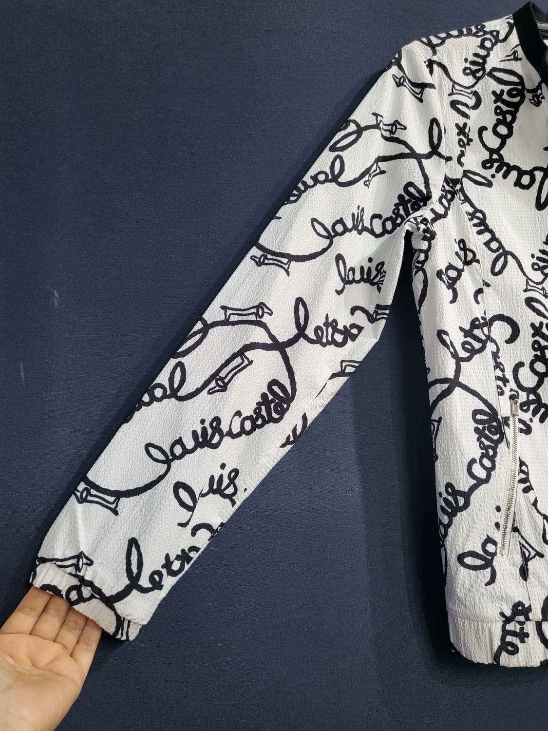 루이까스텔 시어서커 블루종 자켓 상품이미지4