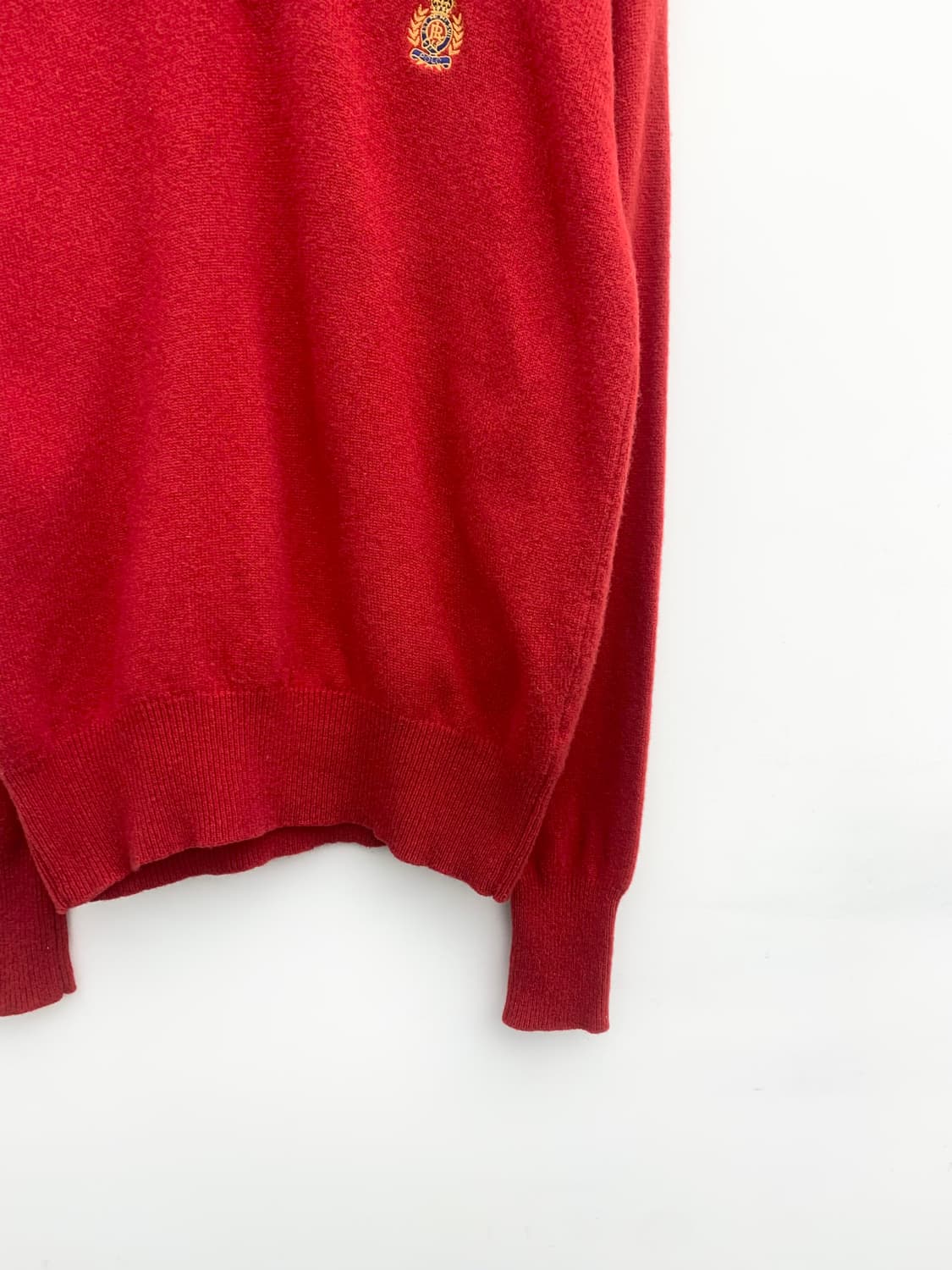 폴로 랄프로렌 크레스트 와펜 램스울 카라 니트 상품이미지5