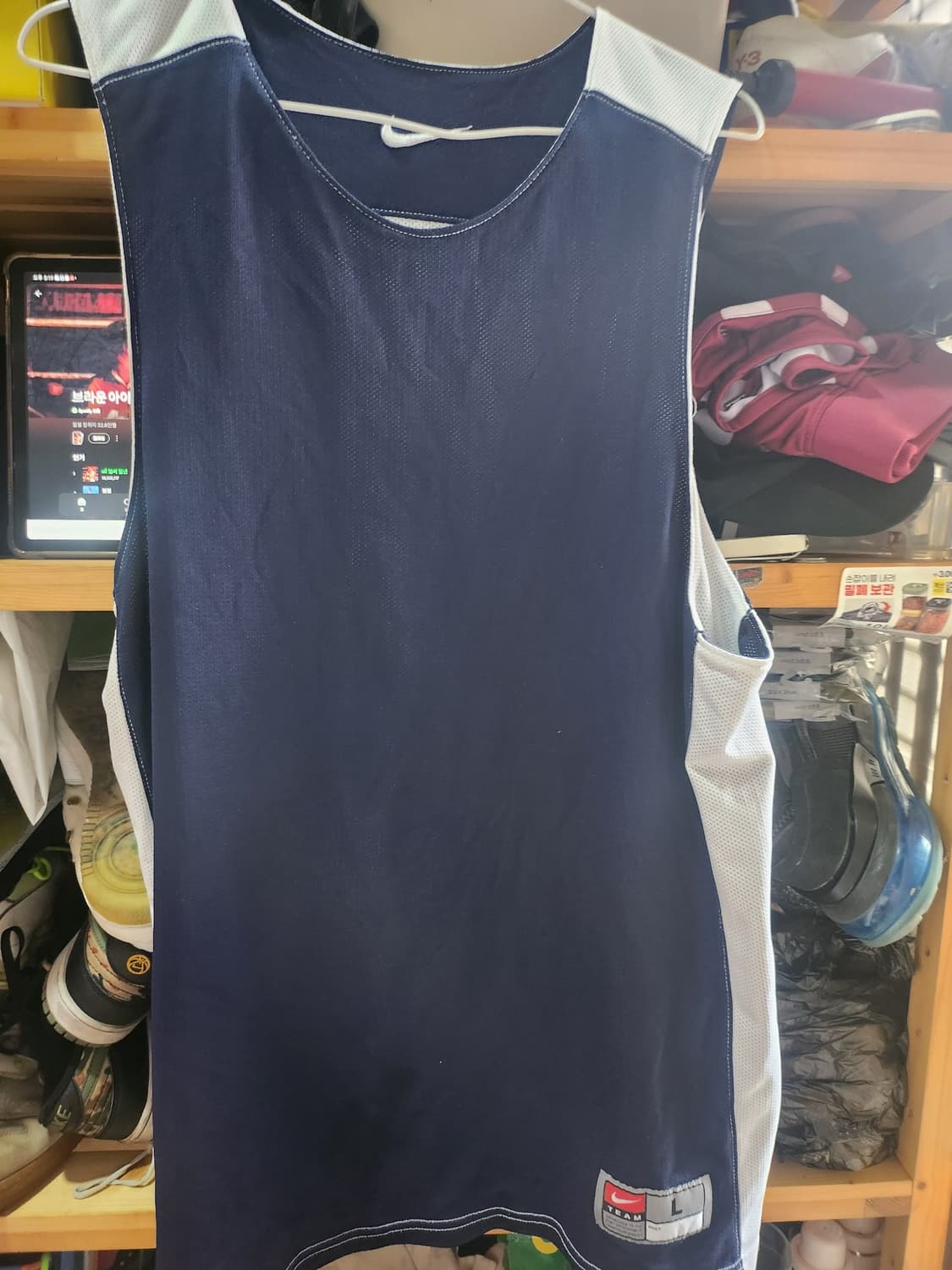 nike 라지 양면 농구 빈티지 올드스쿨 데상트 라지 오염 기능성 상품이미지1