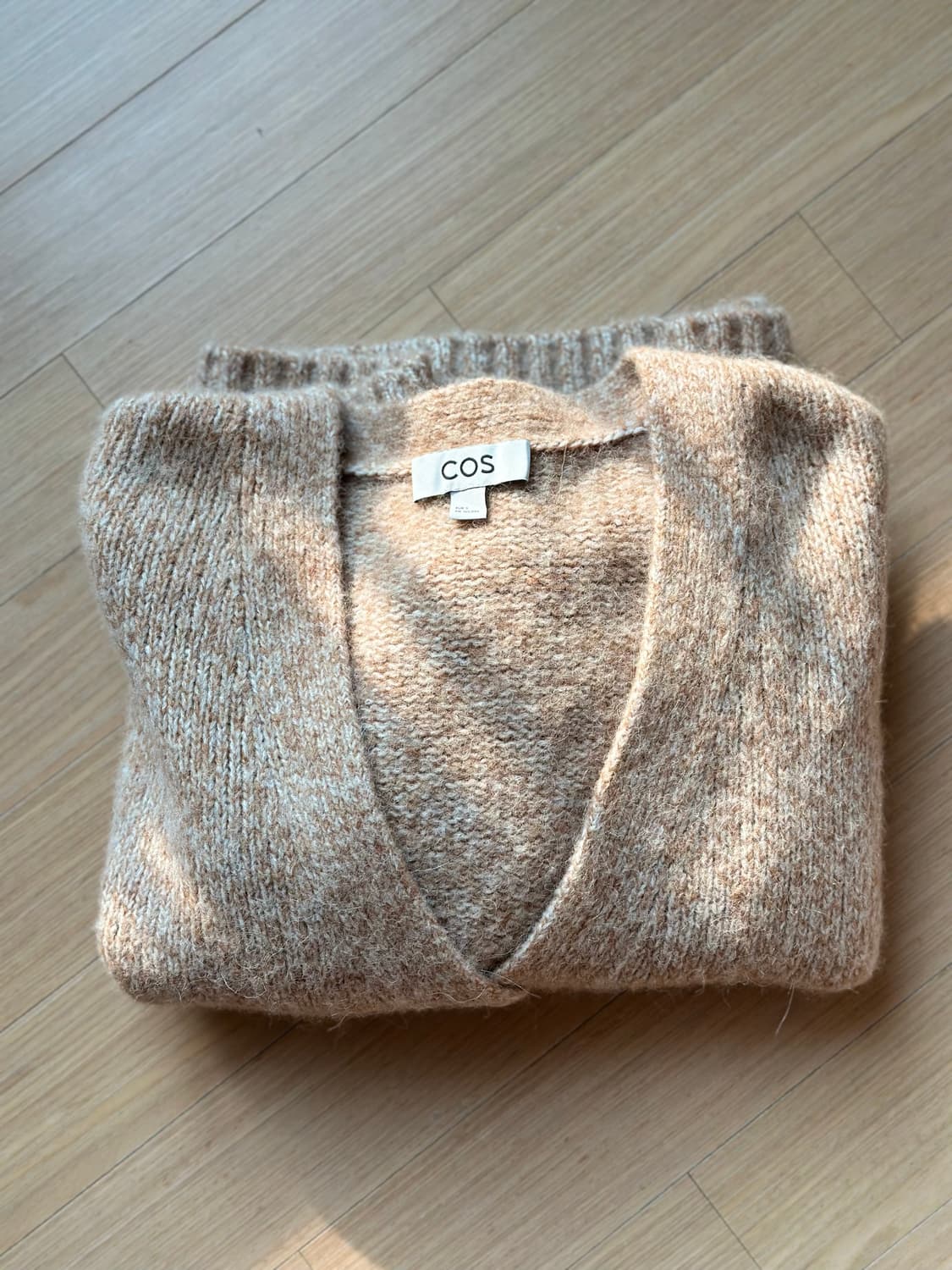 코스 COS 브이넥 가디건 베이지 S 상품이미지7