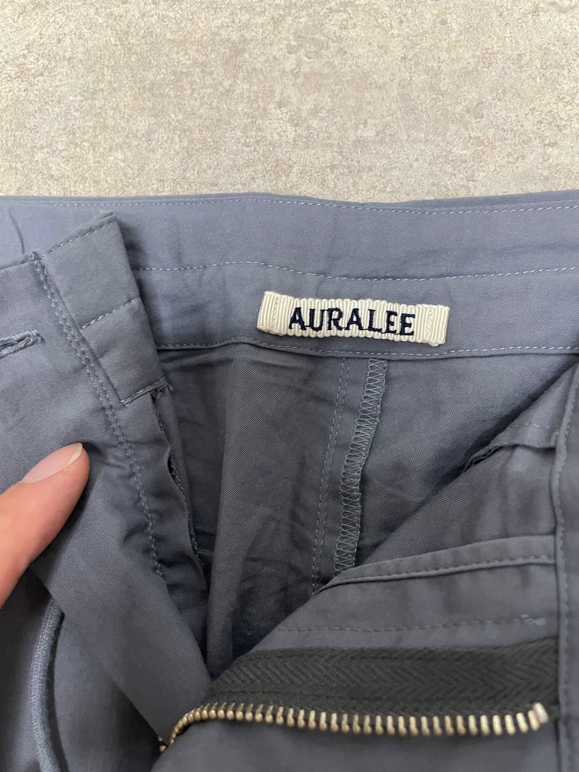 오라리 auralee 이지 와이드 팬츠 상품이미지4