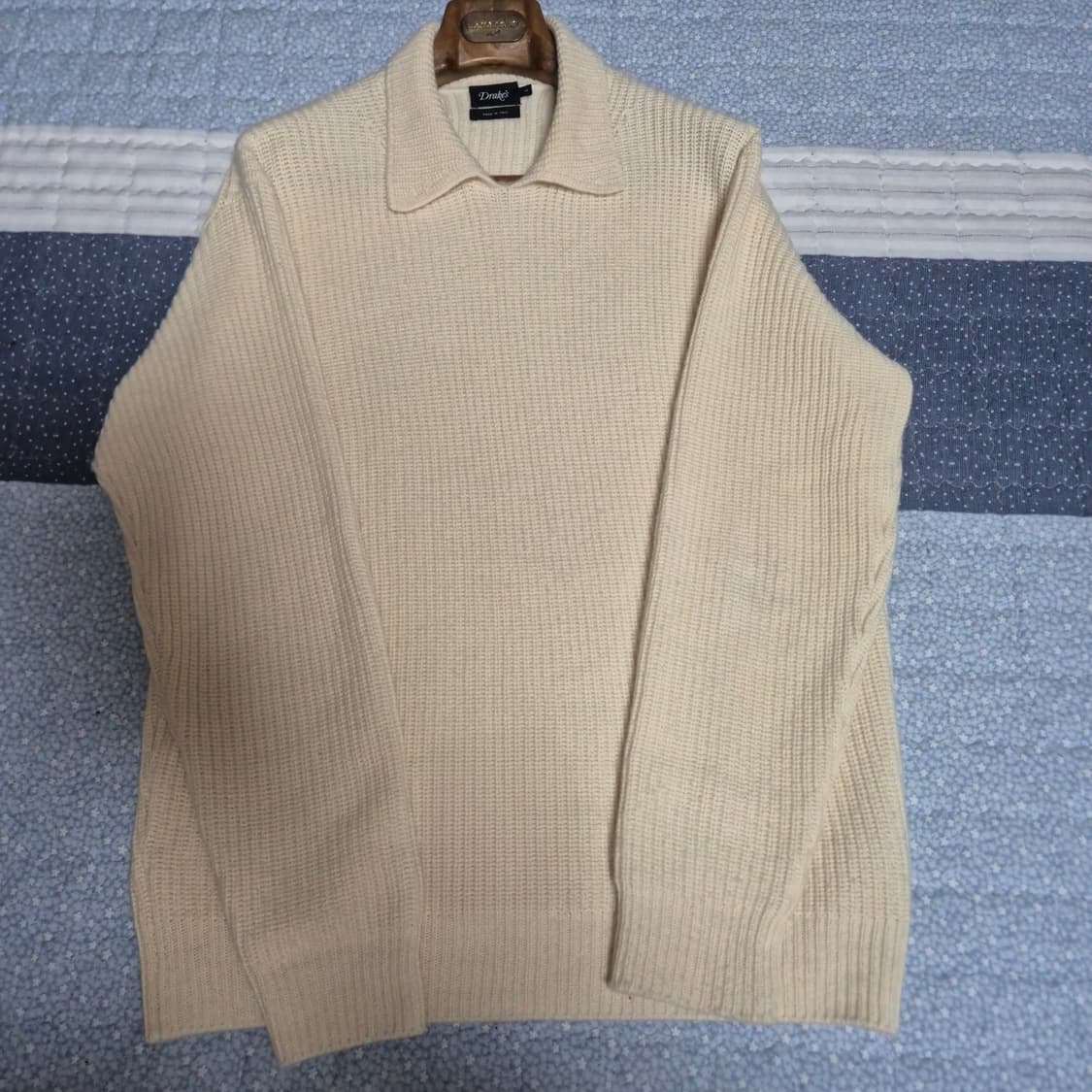 [L]드레익스 알파카 렘스울  에크루 니트/rrl 웨어하우스 드루모어 상품이미지3