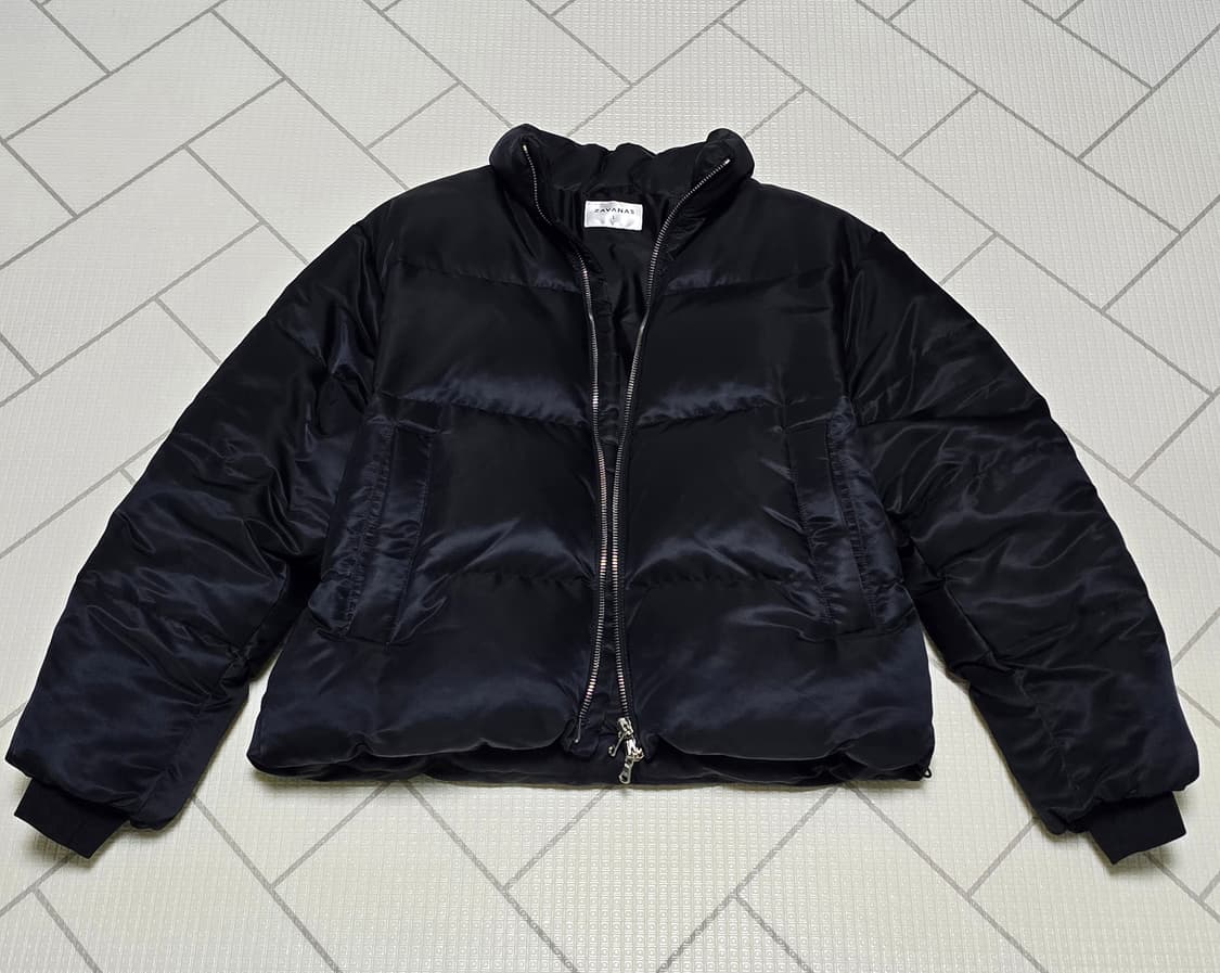 자바나스 208 람포지퍼 덕다운 숏패딩 L(블랙) 상품이미지4