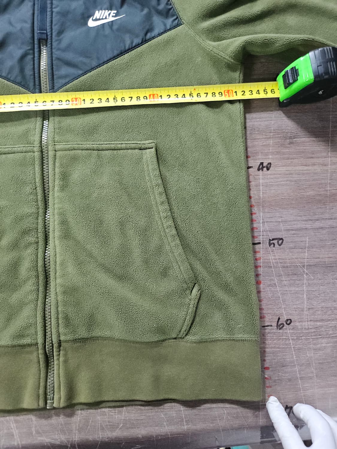 나이키 윈드러너 풀집 플리스 후드 집업 자켓 M 상품이미지6