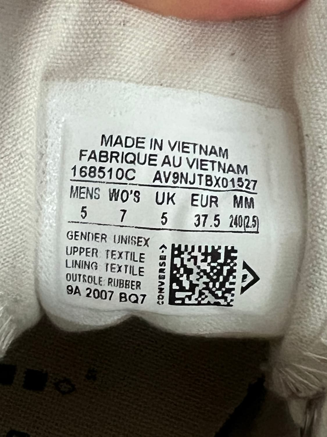 컨버스 척테일러 70 하이 새들 (240mm) 상품이미지5