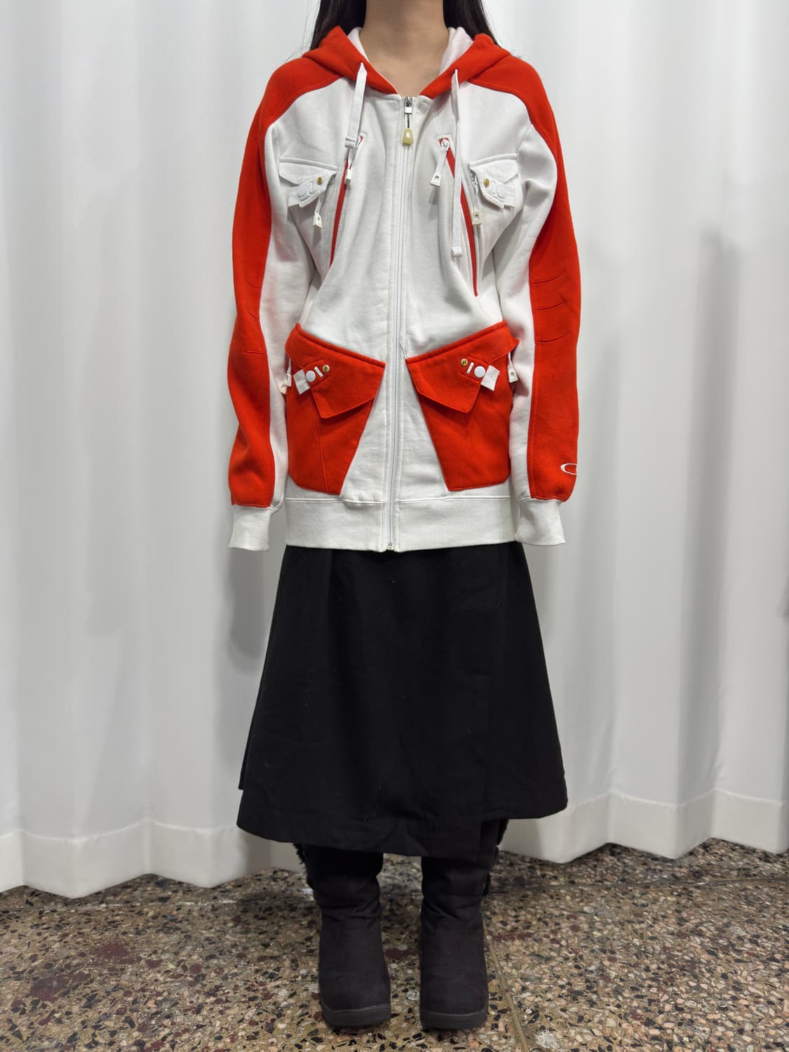 oakley orange hood zipup 상품이미지2