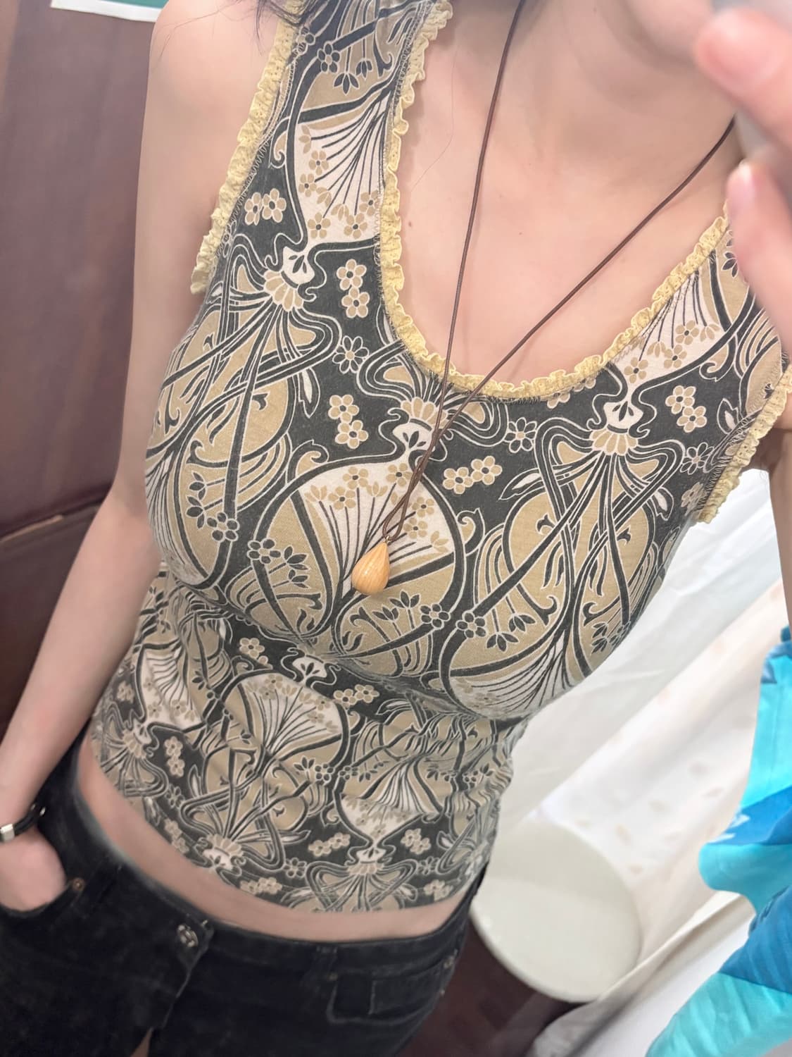 jpn vintage Ethnic Sleeveless Top  상품이미지1