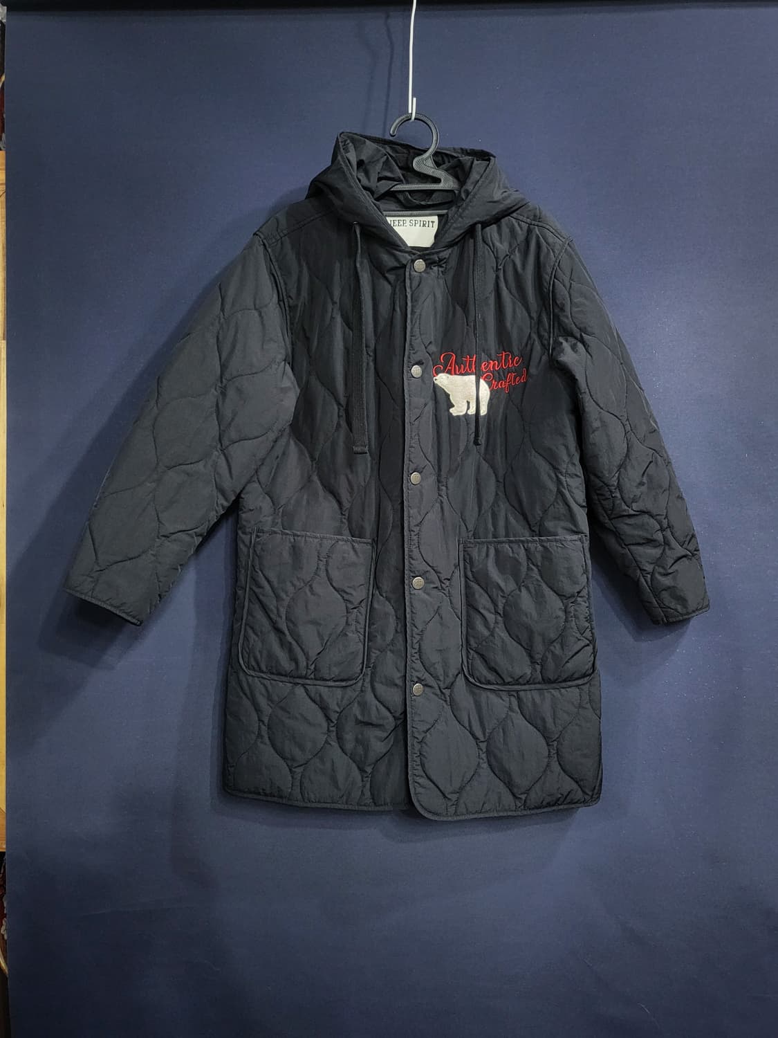 지프 스프릿 퀼팅 후드자켓 상품이미지1