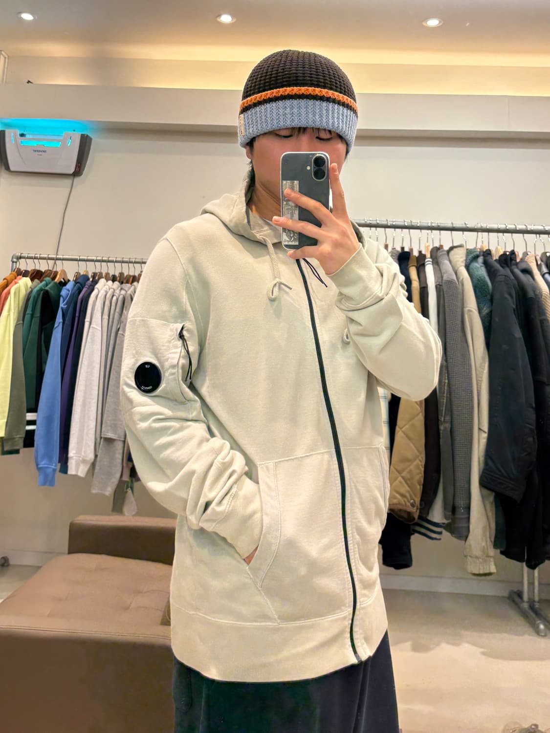 CP company re-colour 렌즈 후드집업 상품이미지9