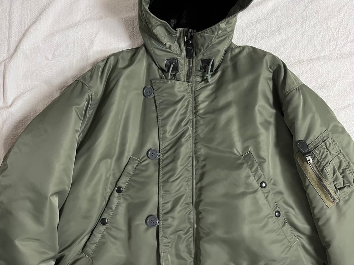 (L)버즈릭슨x빔즈x바이닐아카이브 N3B 자켓 파카 상품이미지6