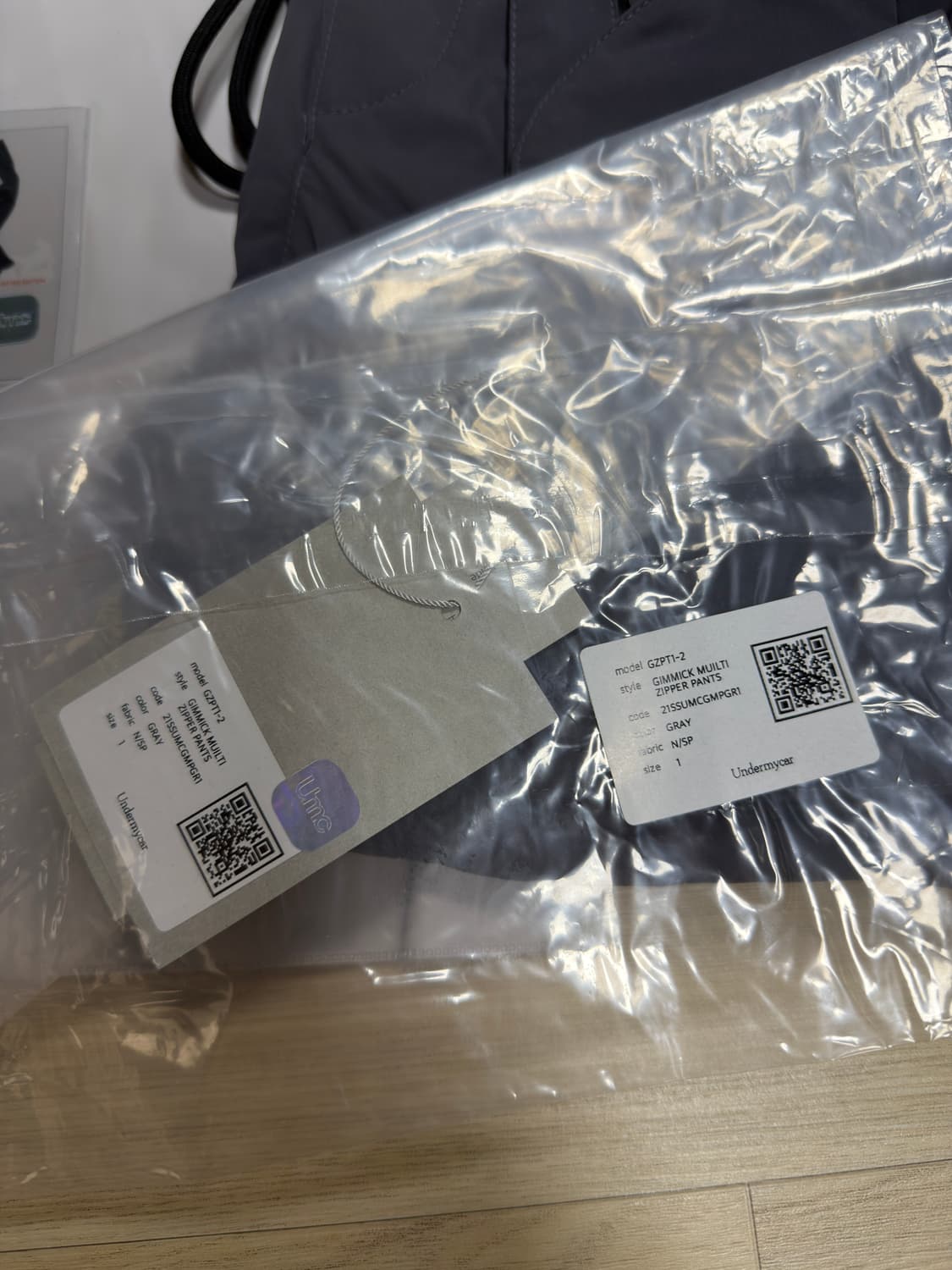 언더마이카 GZPT1-2 그레이 사이즈1 상품이미지2