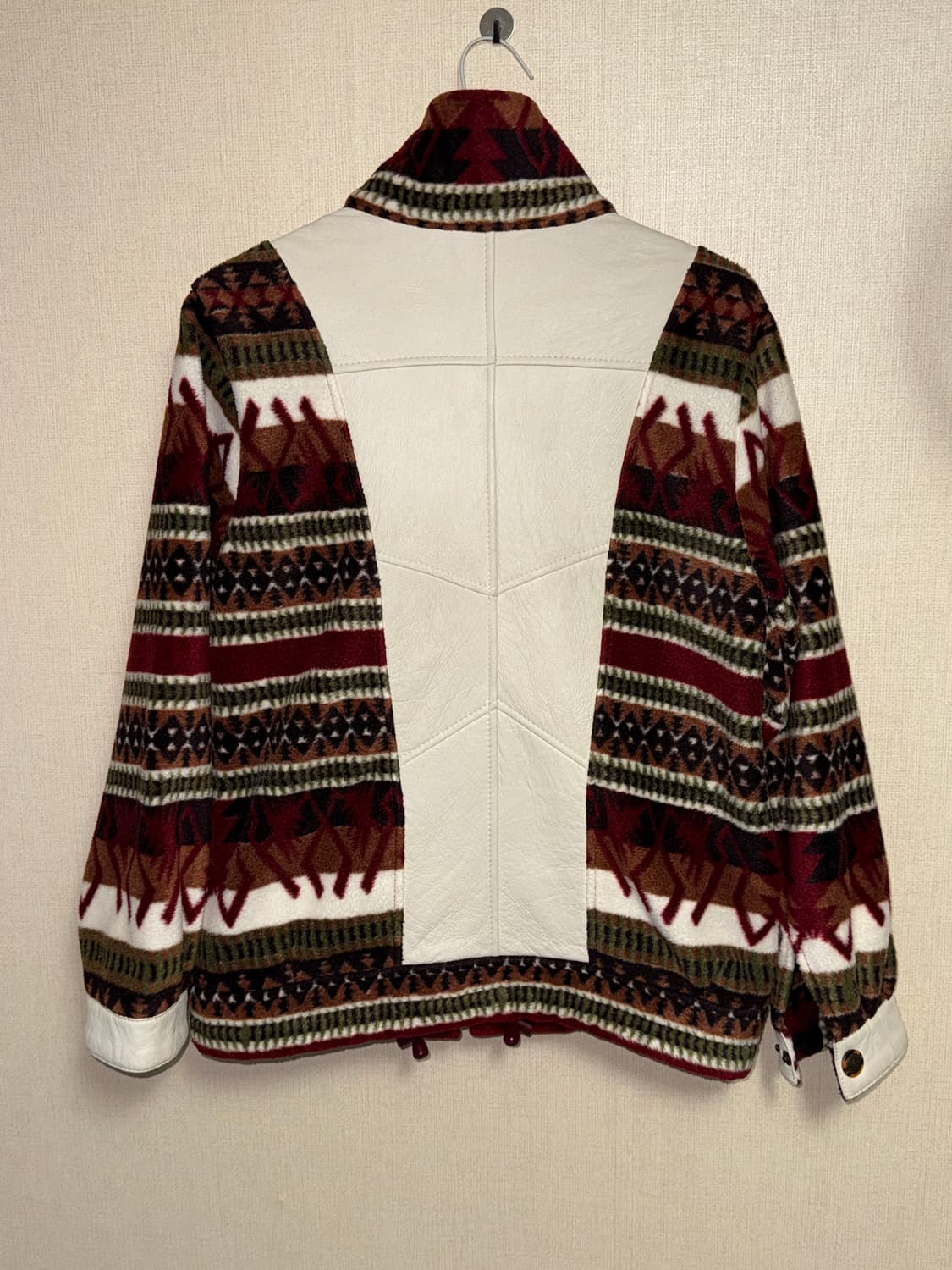 레더 후리스 자켓 상품이미지2