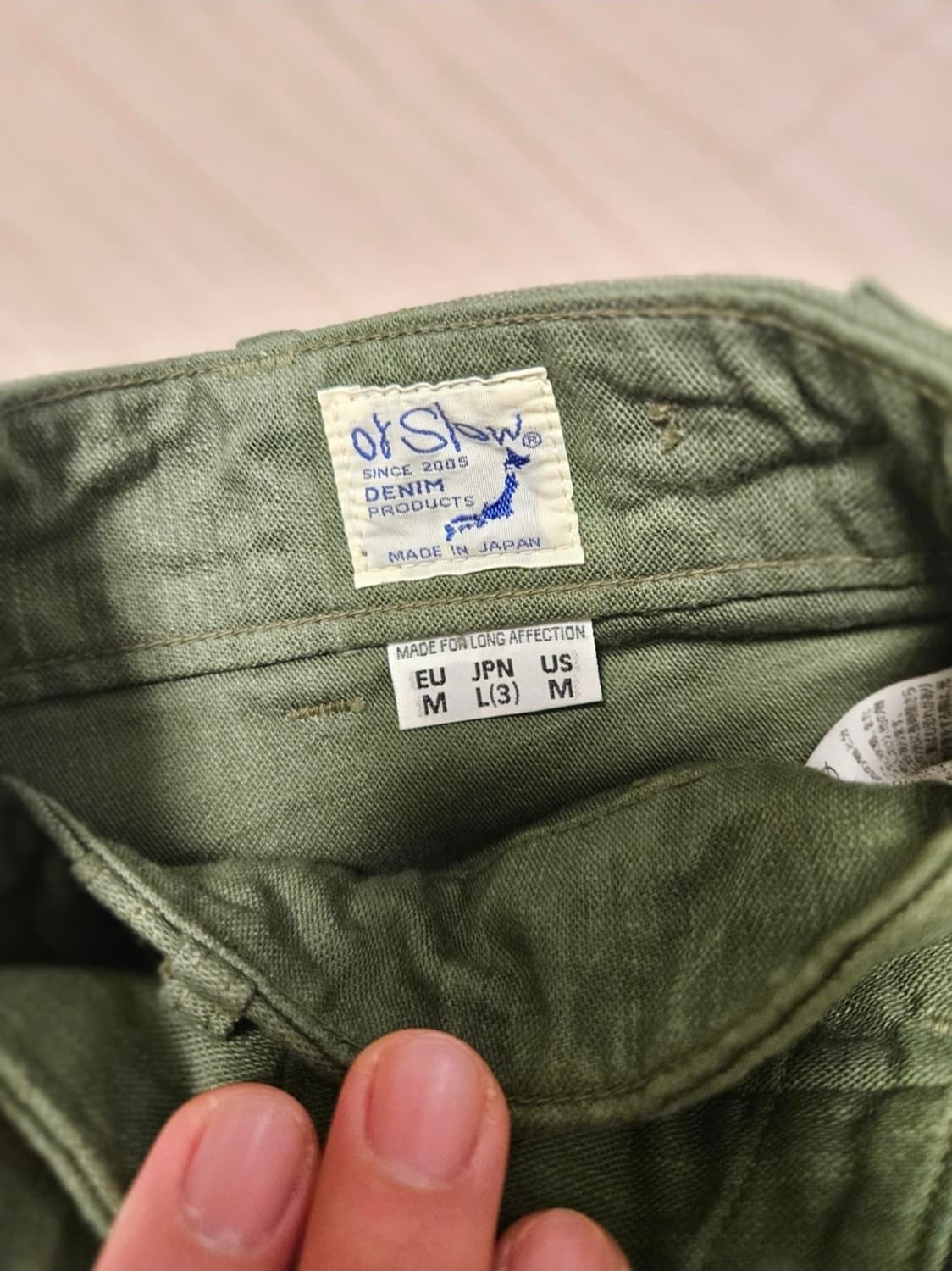 오어슬로우 퍼티그 팬츠 3사이즈 상품이미지2