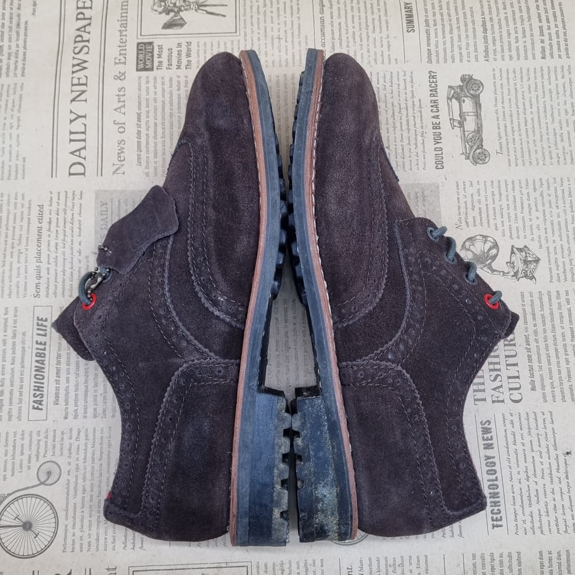 raclique 스웨이드남성윙팁 실사이즈275 상품이미지5